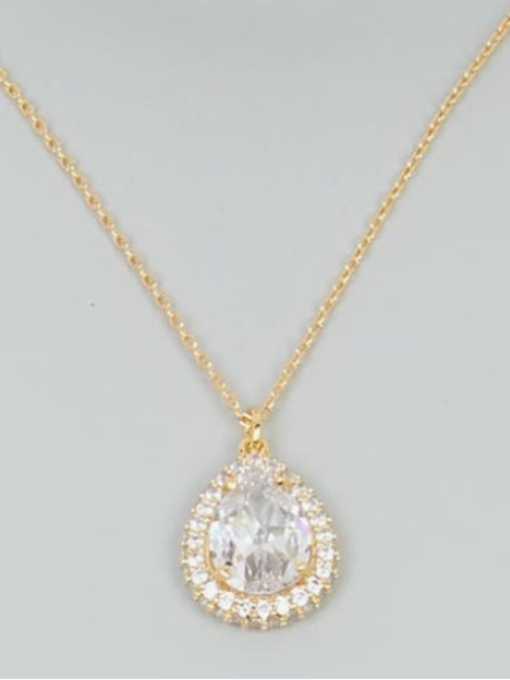 Kate Spade Paved Halo Pendant Necklace 16" length; 3" extender New - Picture 2 of 2